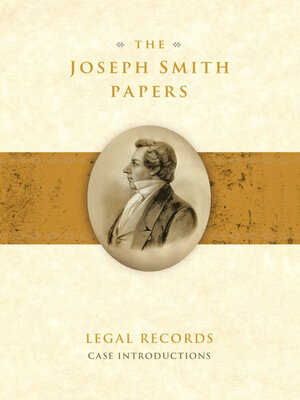 cover image of The Joseph Smith Papers, Legal Records